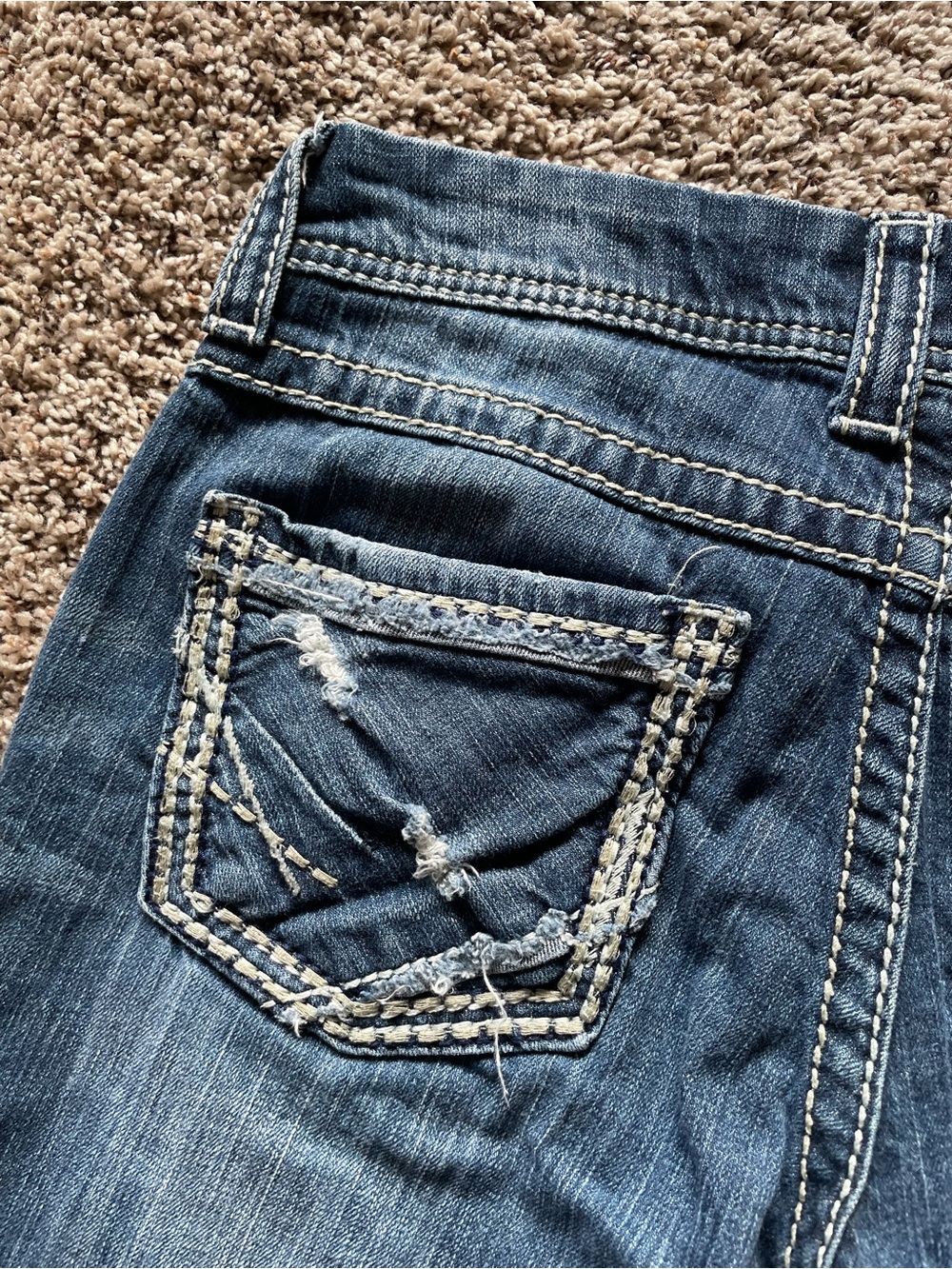 BKE Culture Bootcut Denim Jeans Women’s 29L 29x33.5 (measures 32x32.5) Tall EUC - Picture 6 of 13